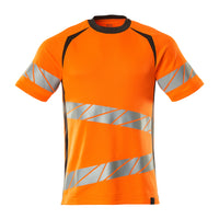 Mascot 19082 771 1418 T Shirt Hi Vis Orange Dark Anthracite Front