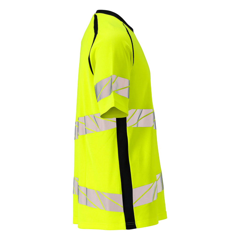 Mascot 19082 771 17010 T Shirt Hi Vis Yellow Dark Navy Right