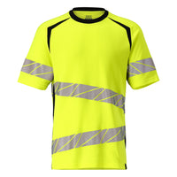 Mascot 19082 771 1709 T Shirt Hi Vis Yellow Black Front