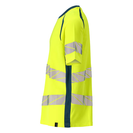 Mascot 19082 771 1744 Hi Vis Yellow Dark Petroleum Left