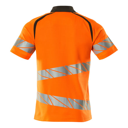 Mascot 19083 771 1418 Polo Shirt Hi Vis Orange Dark Anthracite Back