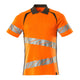 Mascot 19083 771 1418 Polo Shirt Hi Vis Orange Dark Anthracite Front