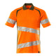 Mascot 19083 771 1433 Polo Shirt Hi Vis Orange Moss Green Front