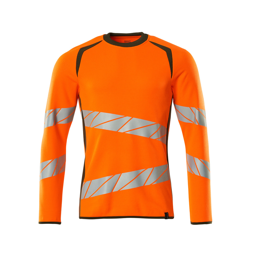 Mascot 19084 781 1433 Hi Vis Orange Moss Green Front