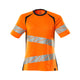 Mascot 19092 771 14010 T Shirt Hi Vis Orange Dark Navy Front