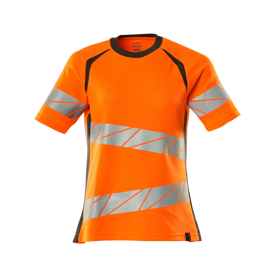 Mascot 19092 771 1418 T Shirt Hi Vis Orange Dark Anthracite Front
