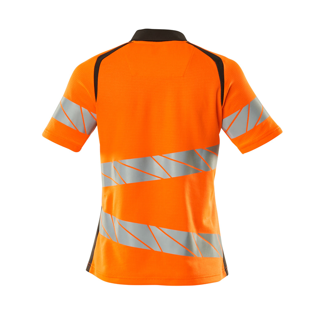 Mascot 19093 771 1418 Polo Shirt Hi Vis Orange Dark Anthracite Back