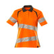 Mascot 19093 771 1418 Polo Shirt Hi Vis Orange Dark Anthracite Front