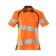 Mascot 19093 771 1433 Polo Shirt Hi Vis Orange Moss Green Front