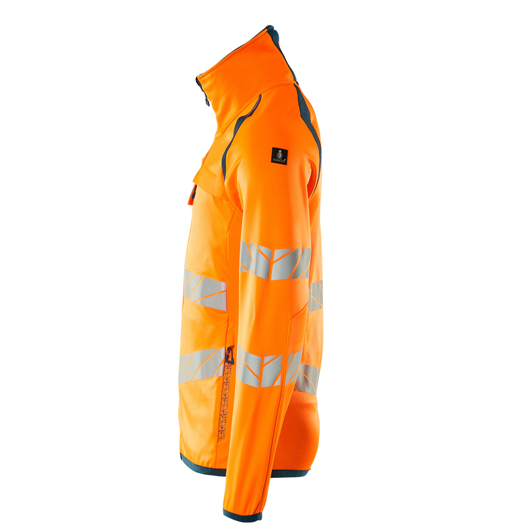 Mascot 19103 315 1444 Hi Vis Orange Dark Petroleum Left