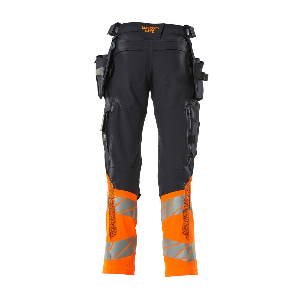 Mascot 19131 711 01014 Dark Navy Hi Vis Orange Back