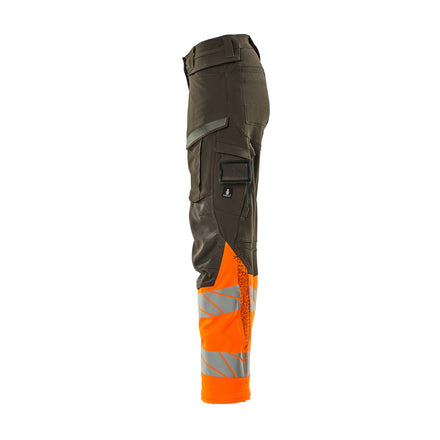 Mascot 19178 511 1814 Dark Anthracite Hi Vis Orange Left