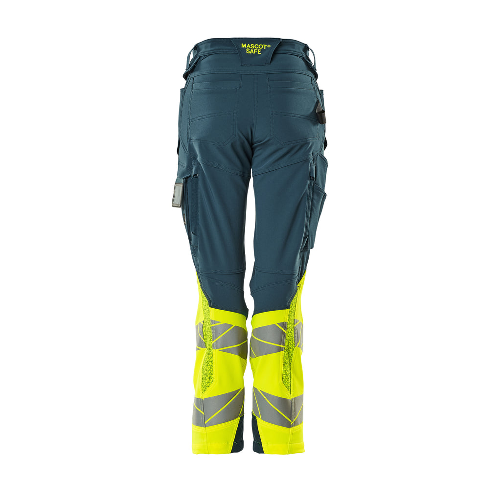 Mascot 19178 511 4417 Dark Petroleum Hi Vis Yellow Back