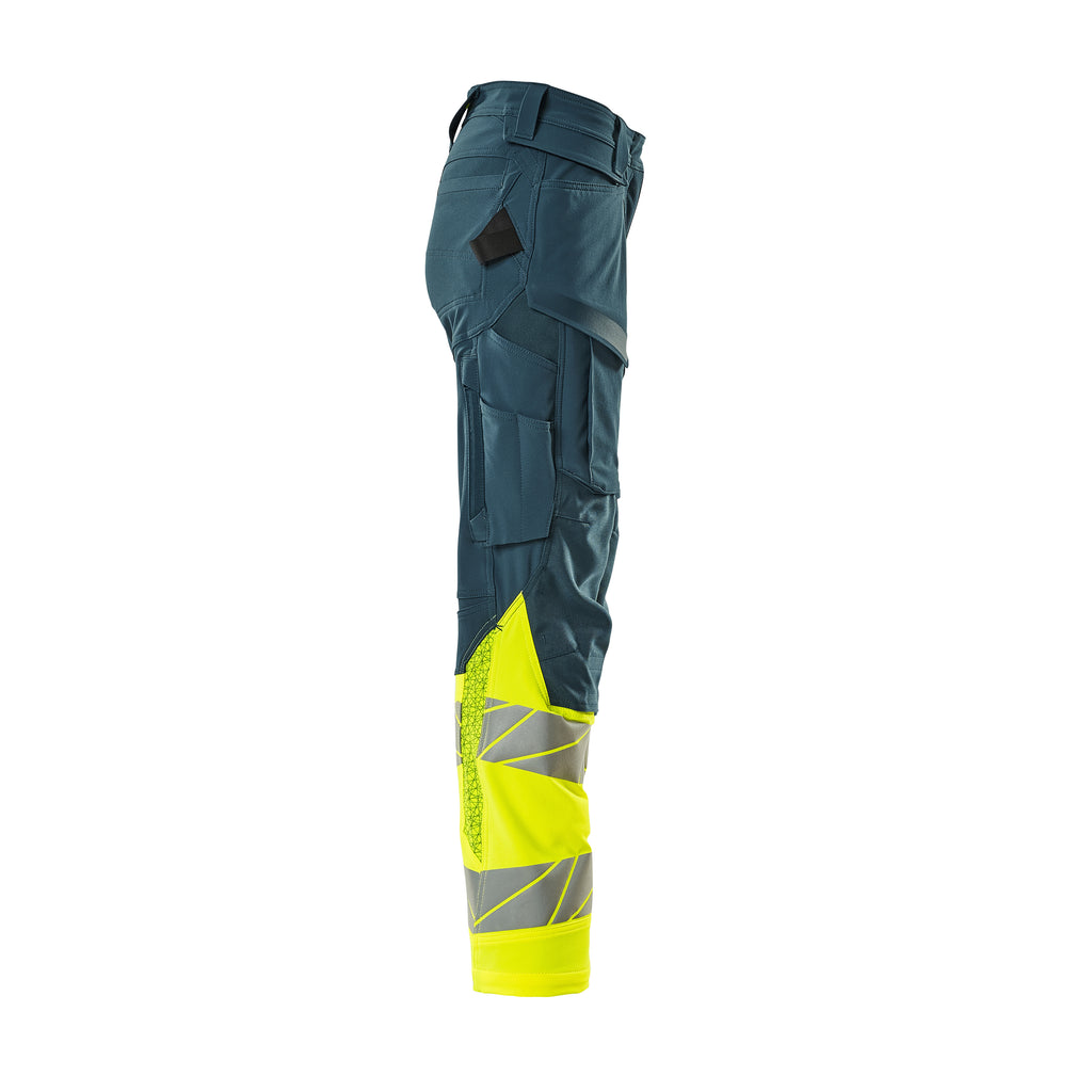 Mascot 19178 511 4417 Dark Petroleum Hi Vis Yellow Right
