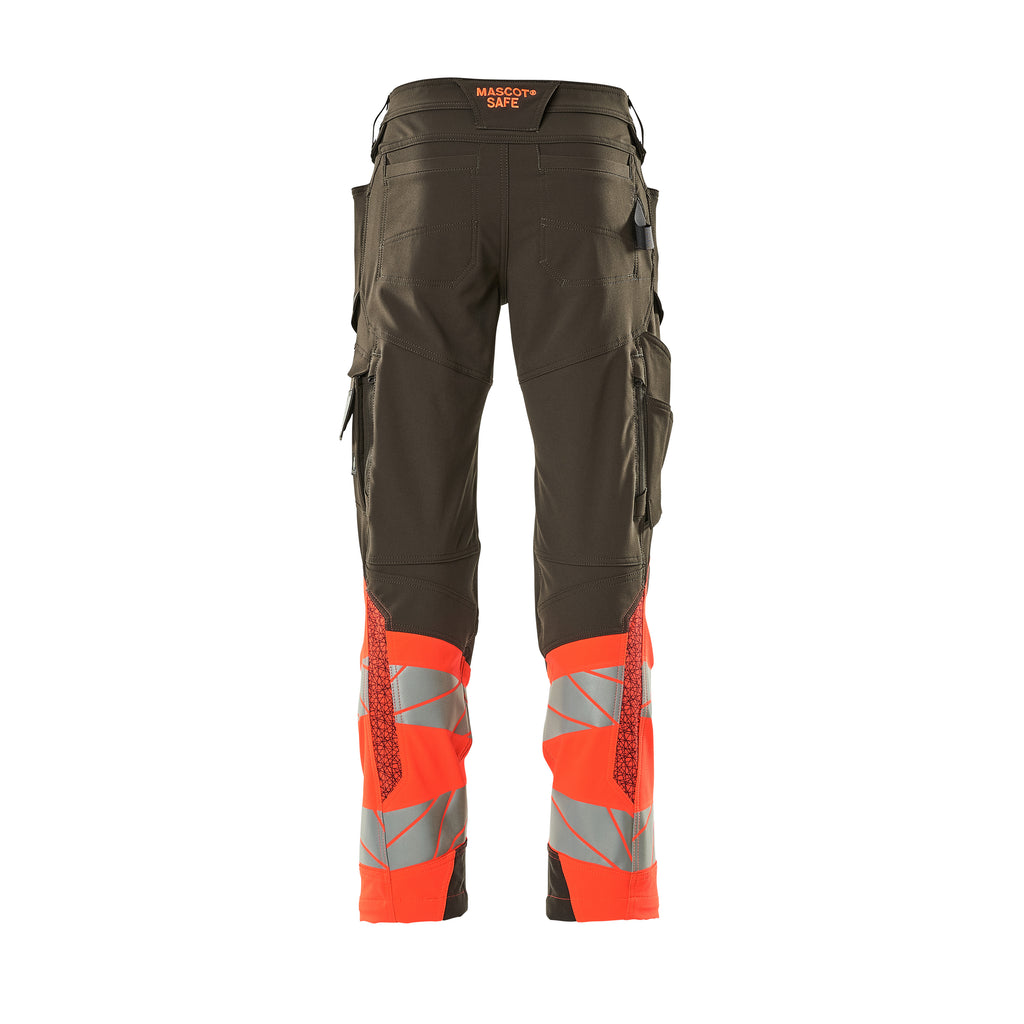 Mascot 19179 511 18222 Dark Anthracite Hi Vis Red Back