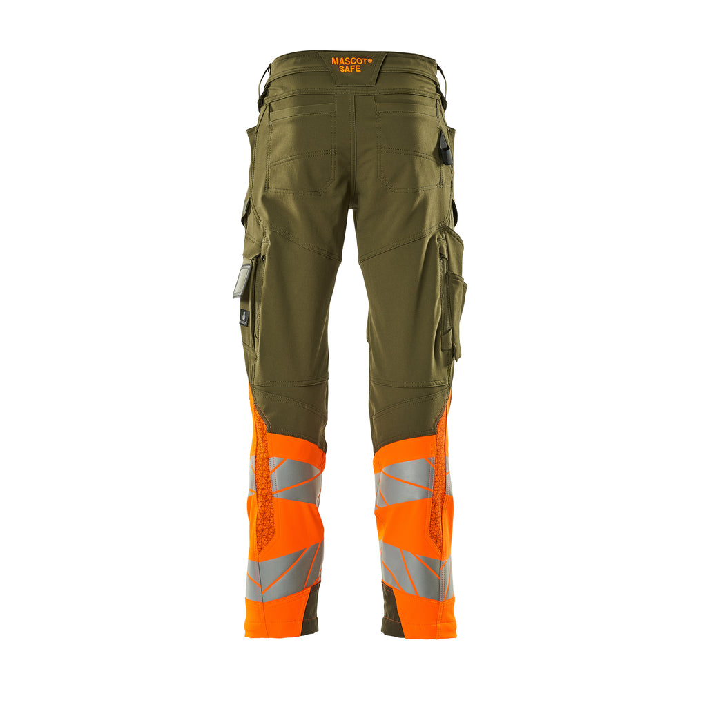 Mascot 19179 511 3314 Moss Green Hi Vis Orange Back