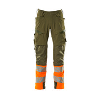 Mascot 19179 511 3314 Moss Green Hi Vis Orange Front