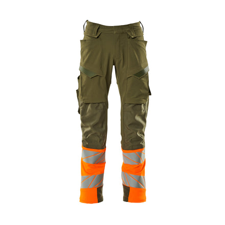 Mascot 19179 511 3314 Moss Green Hi Vis Orange Front
