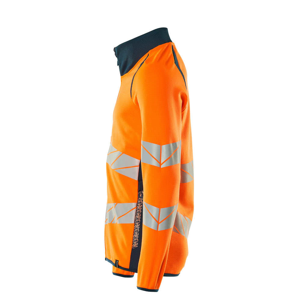 Mascot 19184 781 1444 Hi Vis Orange Dark Petroleum Left