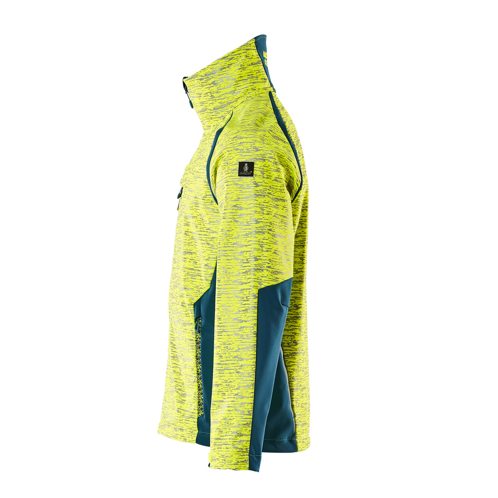 Mascot 19202 291 1744 Hi Vis Yellow Dark Petroleum Left