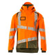 Mascot 19301 231 1433 Outer Shell Jacket Hi Vis Orange Moss Green Front