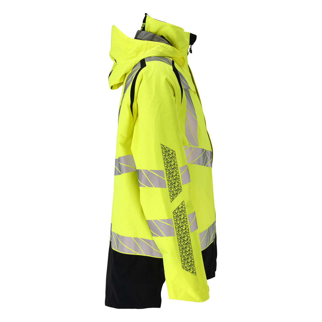 Mascot 19301 231 1709 Outer Shell Jacket Hi Vis Yellow Black Right