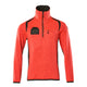 Mascot Accelerate Safe 19303-316-22218 Fleece Jacket With Half Zip - Hi-Vis Red/Dark Anthracite