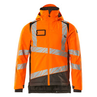 Mascot 19335 231 1418 Winter Jacket Hi Vis Orange Dark Anthracite Front