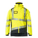 Mascot 19335 231 17010 Winter Jacket Hi Vis Yellow Dark Navy Front