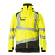 Mascot 19335 231 1709 Winter Jacket Hi Vis Yellow Black Front