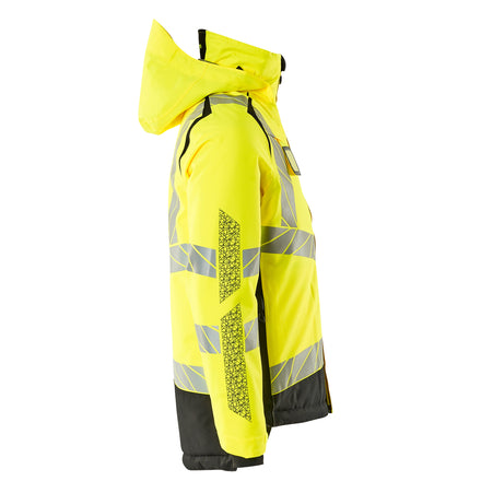 Mascot 19335 231 1709 Winter Jacket Hi Vis Yellow Black Right