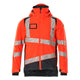 Mascot 19335 231 22210 Winter Jacket Hi Vis Red Dark Navy Front
