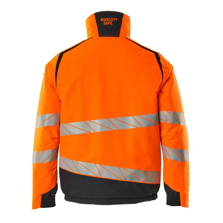 Mascot 19435 231 14010 Hi Vis Orange Dark Navy Back