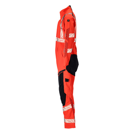 Mascot 19519 236 22210 Hi Vis Red Dark Navy Left