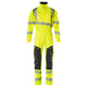 Mascot Accelerate Safe 19519-236-17010 Boilersuit With Kneepad Pockets - Hi-Vis Yellow/Dark Navy