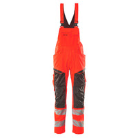 Mascot 19569 236 22218 Hi Vis Red Dark Anthracite Front