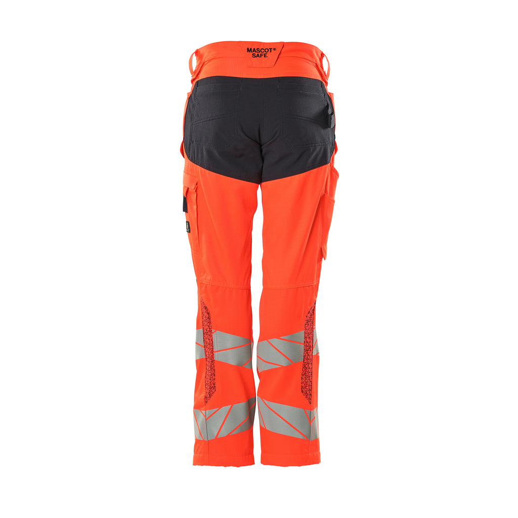 Mascot 19578 236 22210 Hi Vis Red Dark Navy Back