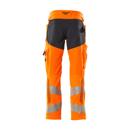 Mascot 19579 236 14010 Hi Vis Orange Dark Navy Back