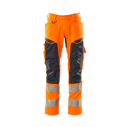 Mascot 19579 236 14010 Hi Vis Orange Dark Navy Front