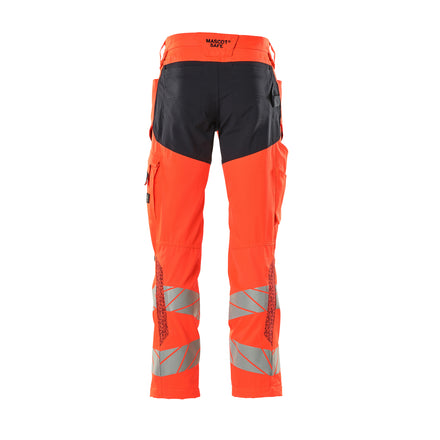 Mascot 19579 236 22210 Hi Vis Red Dark Navy Back