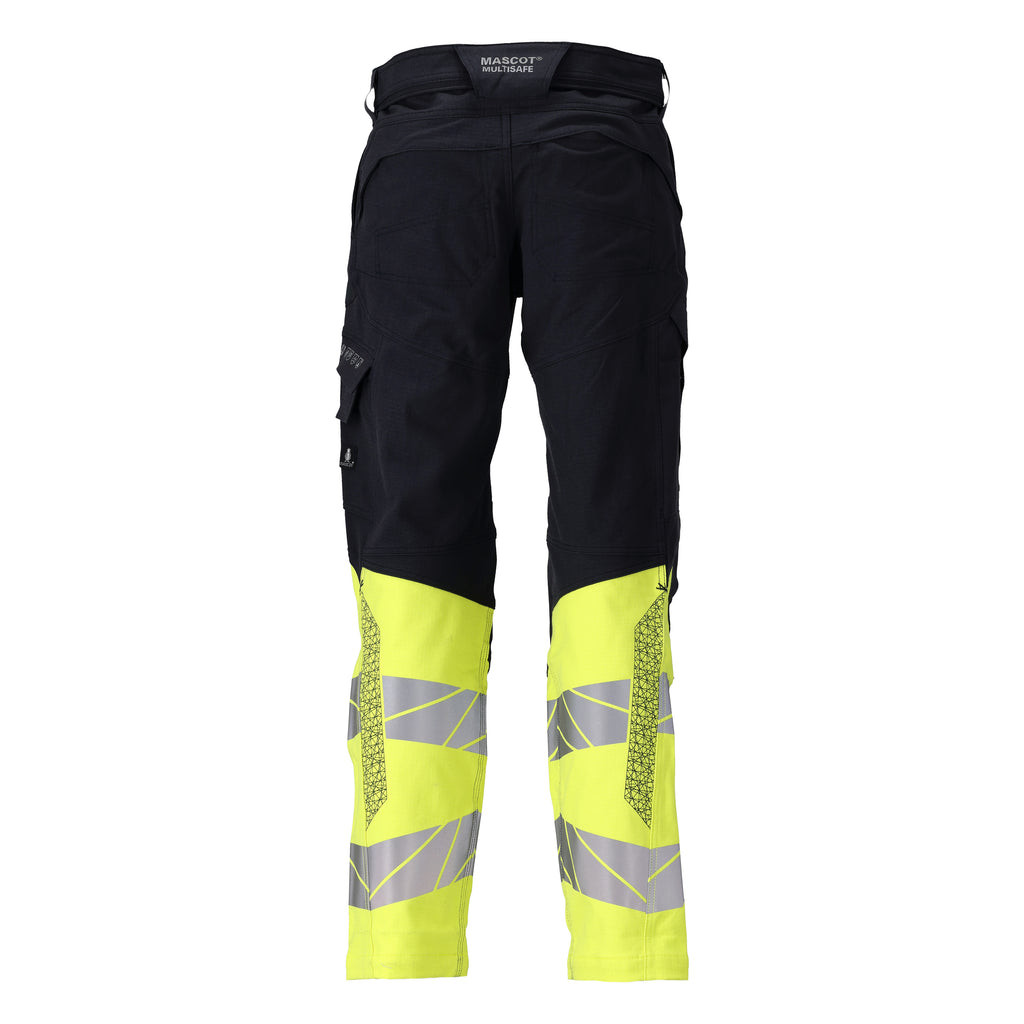 Mascot 21179 284 01017 Dark Navy Hi Vis Yellow Back