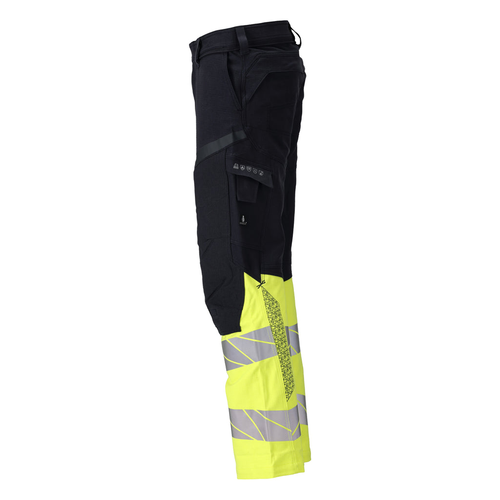 Mascot 21179 284 01017 Dark Navy Hi Vis Yellow Left