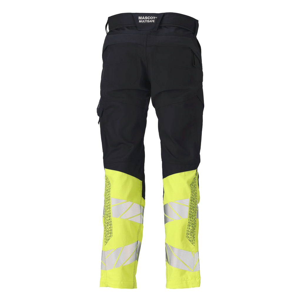 Mascot 21479 281 01017 Dark Navy Hi Vis Yellow Back
