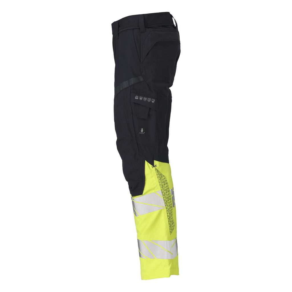 Mascot 21479 281 01017 Dark Navy Hi Vis Yellow Left