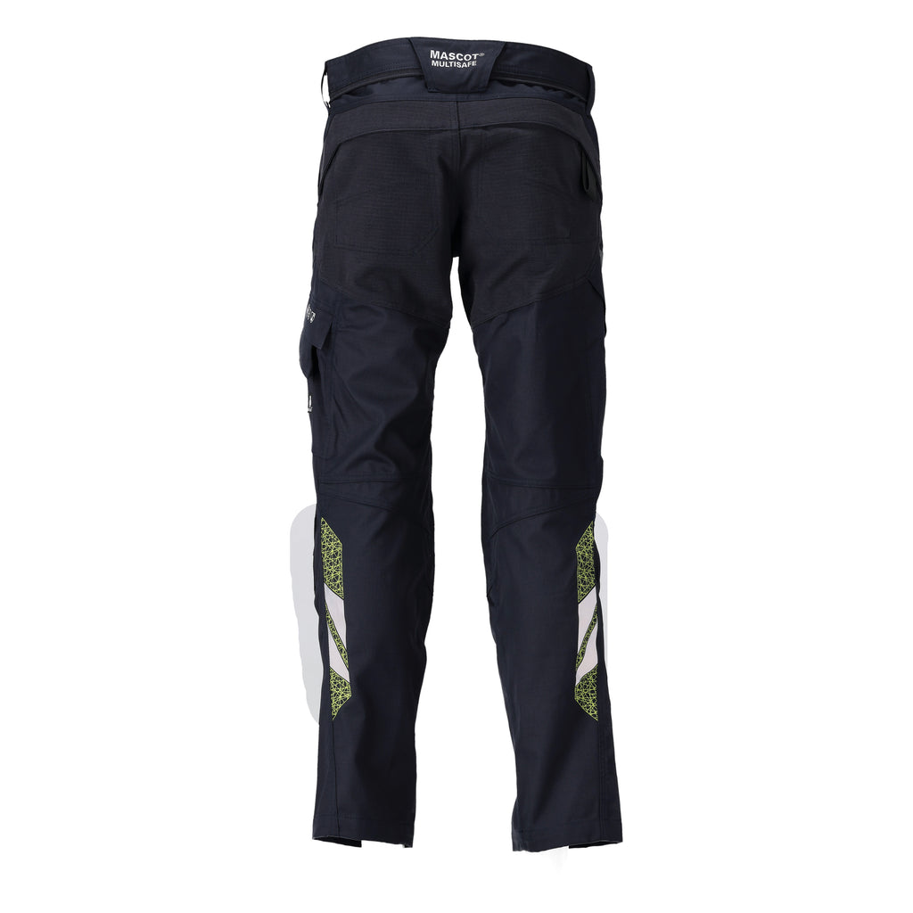 Mascot 21579 281 01017 Dark Navy Hi Vis Yellow Back