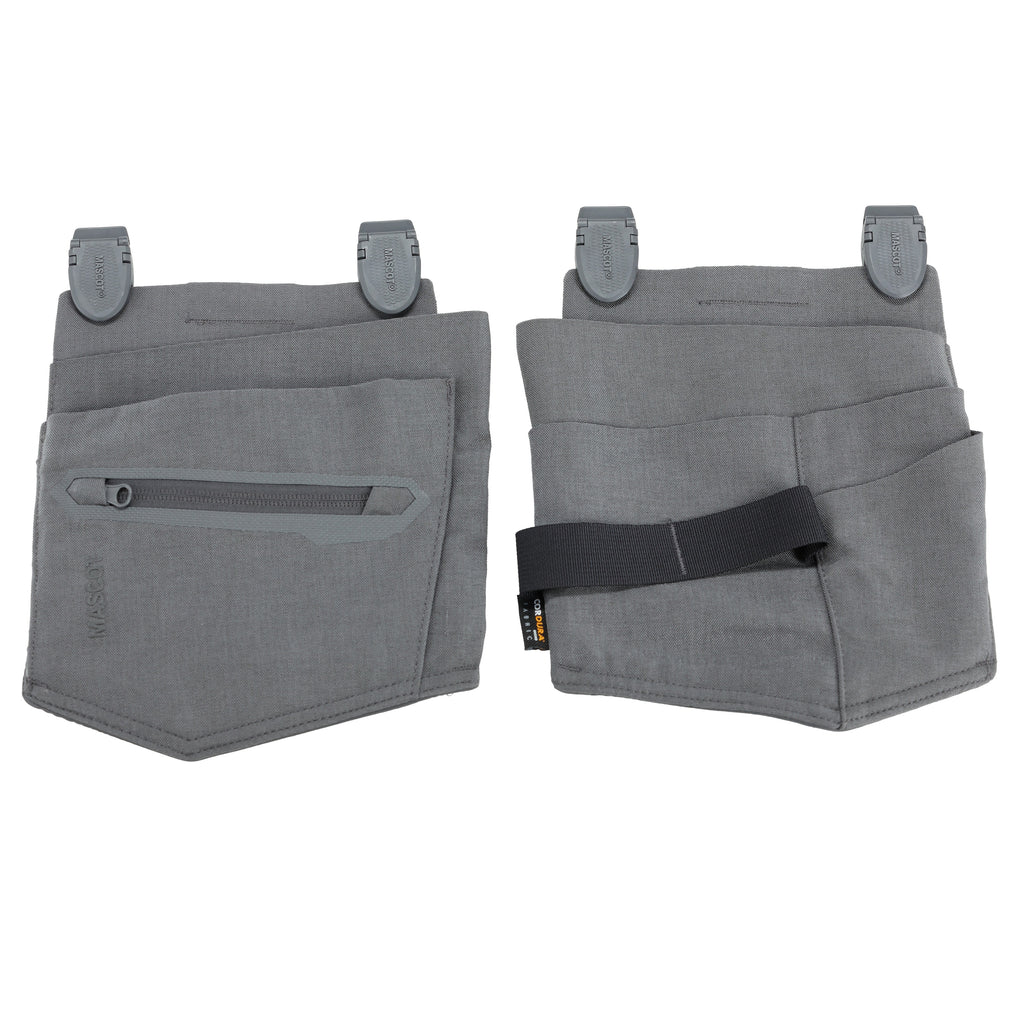 Mascot 22450 012 89 Holster Pockets Stone Grey Front