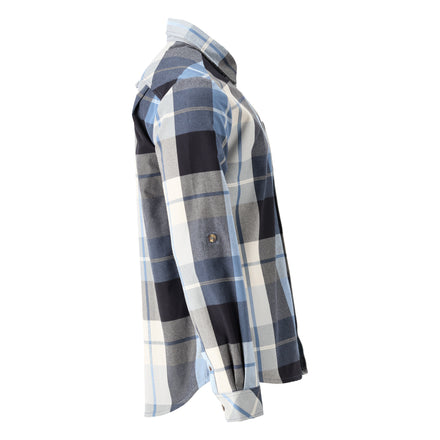 Mascot 22904 446 199 Shirt Dark Navy Checked Right
