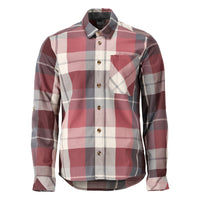 Mascot 22904 446 299 Shirt Bordeaux Checked Front