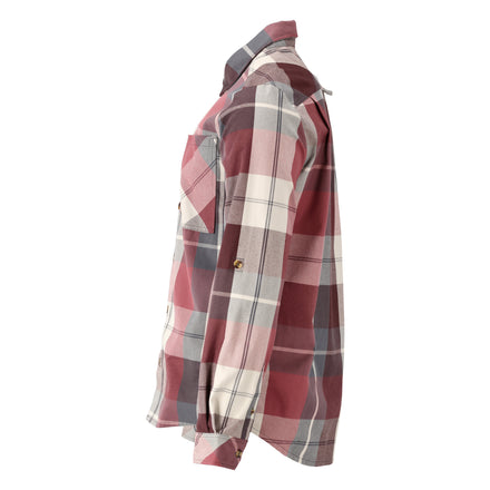 Mascot 22904 446 299 Shirt Bordeaux Checked Left