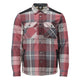 Mascot 23104 446 299 Shirt Bordeaux Checked Front